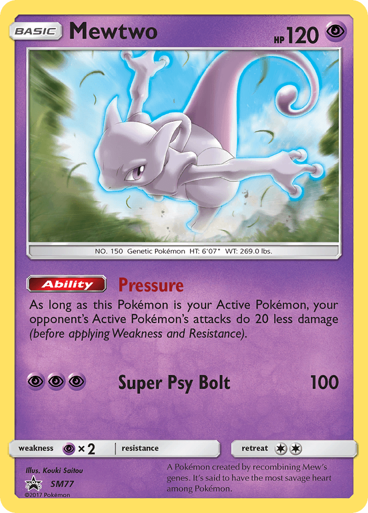 Mewtwo SM Black Star Promos