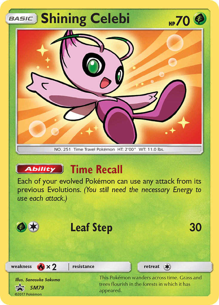 Shining Celebi SM Black Star Promos