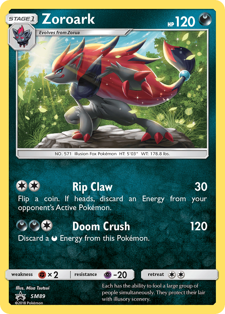 Zoroark SM Black Star Promos