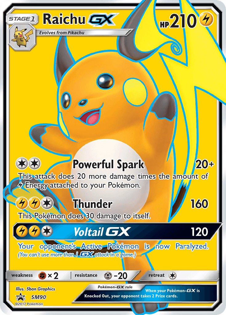 Raichu-GX SM Black Star Promos