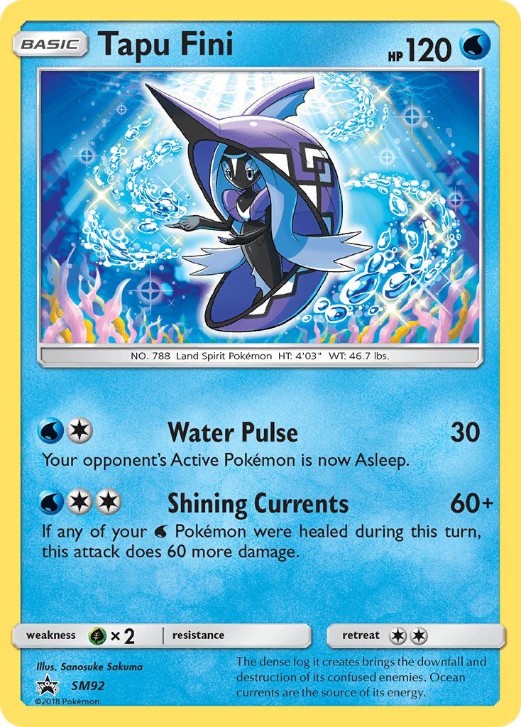 Tapu Fini SM Black Star Promos