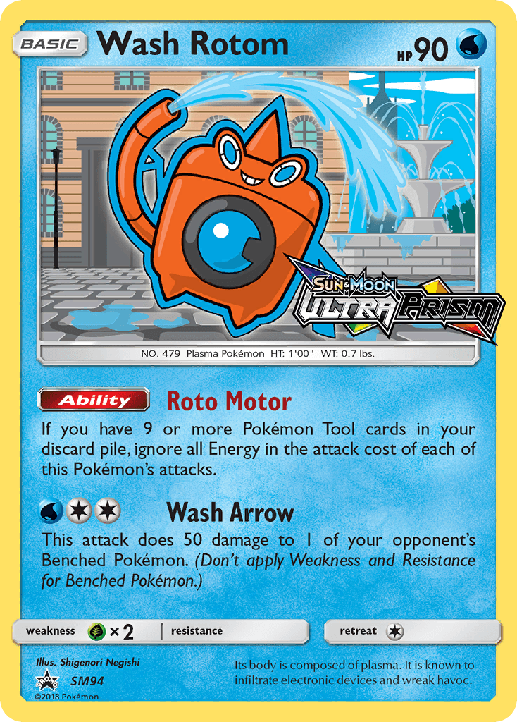 Wash Rotom SM Black Star Promos