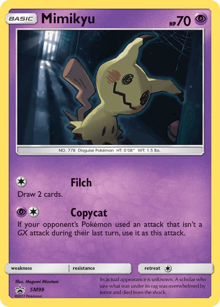 Mimikyu SM Black Star Promos