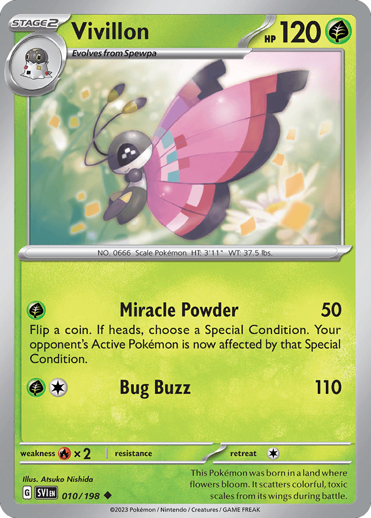 Vivillon Scarlet & Violet