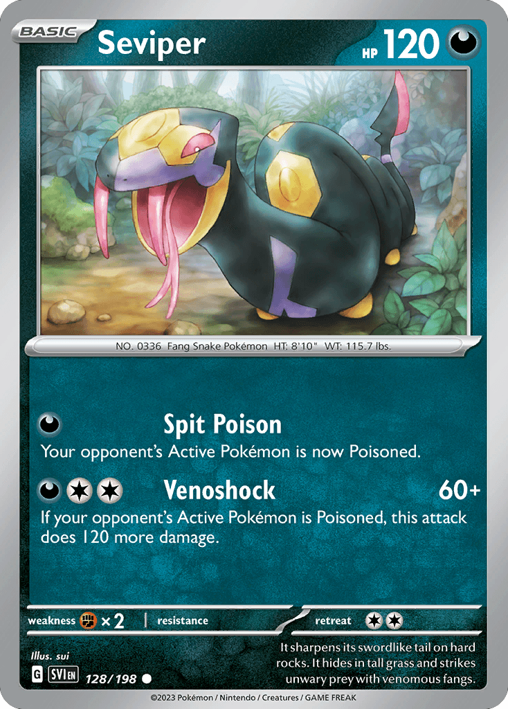 Seviper Scarlet & Violet