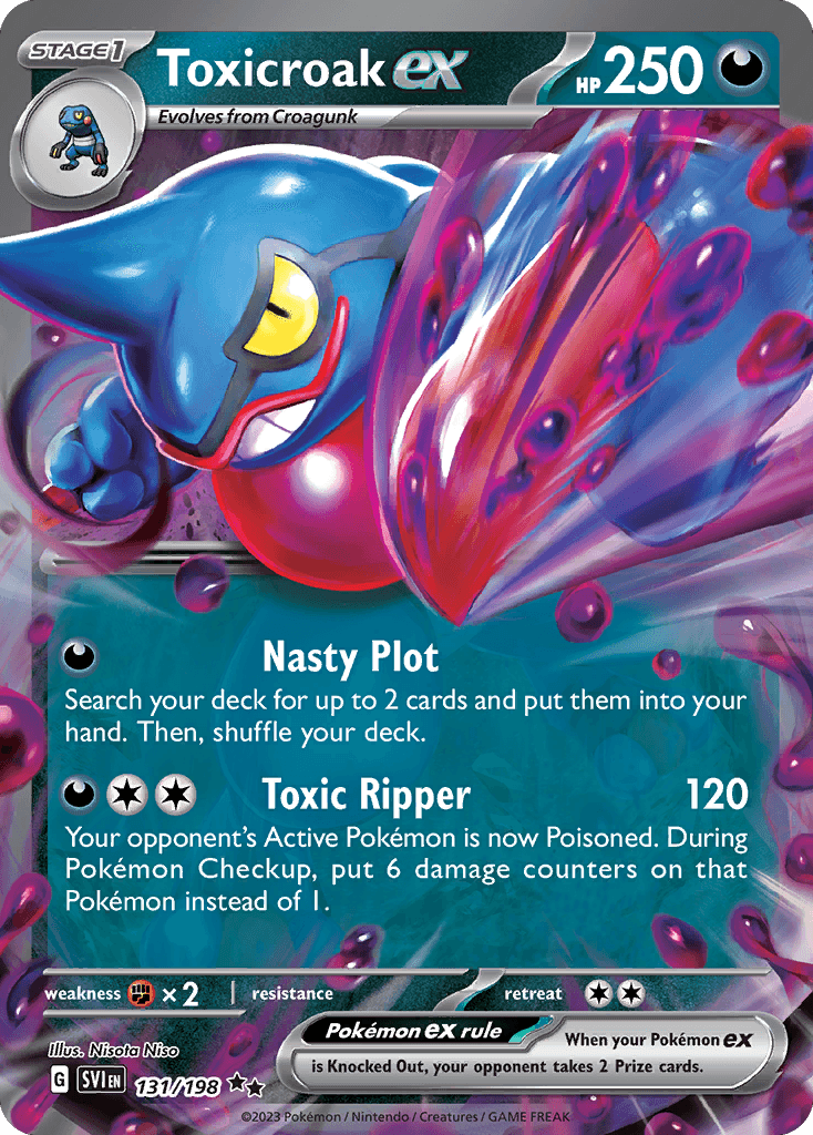 Toxicroak ex Scarlet & Violet