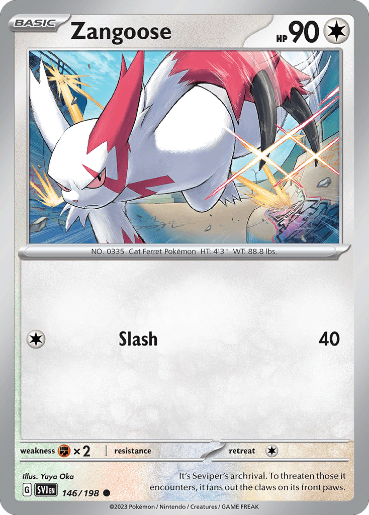 Zangoose Scarlet & Violet