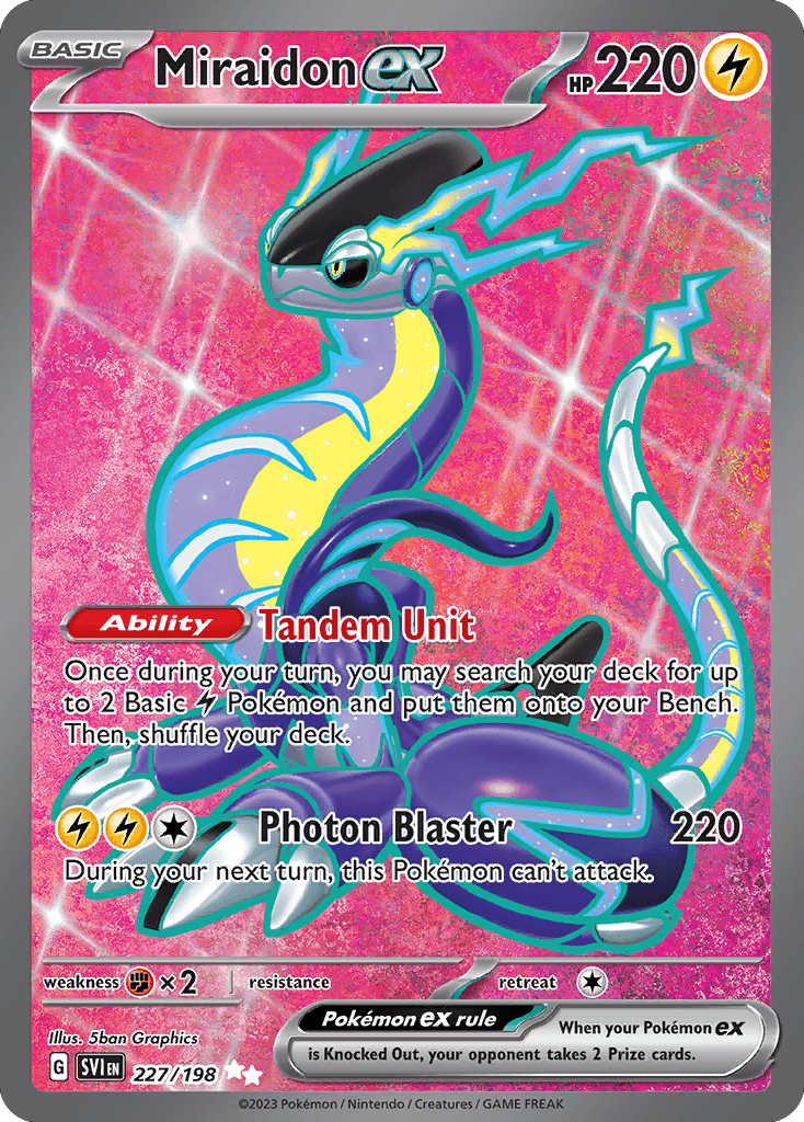 Miraidon ex Scarlet & Violet