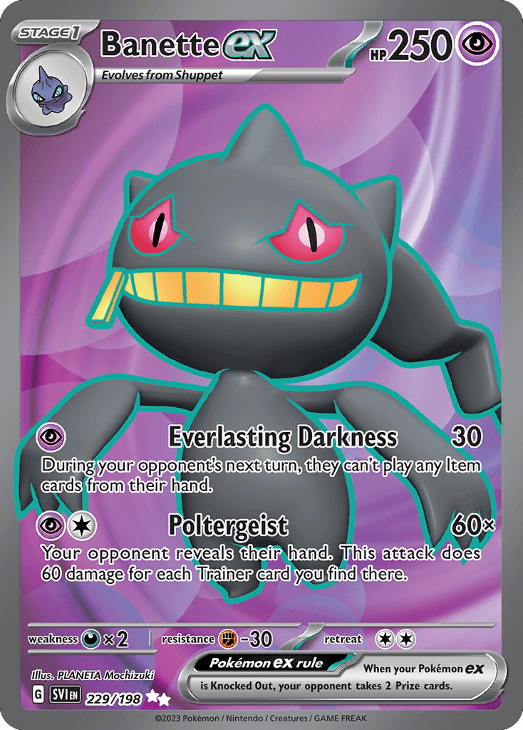 Banette ex Scarlet & Violet