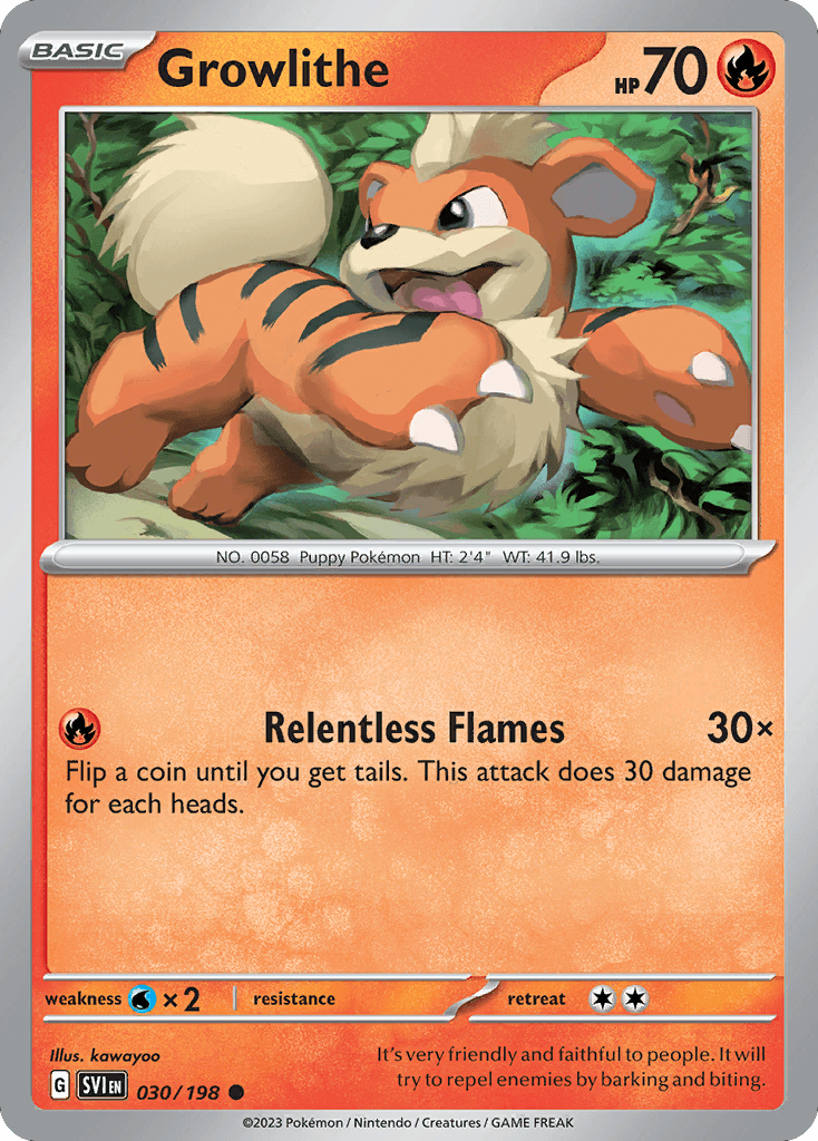 Growlithe Scarlet & Violet