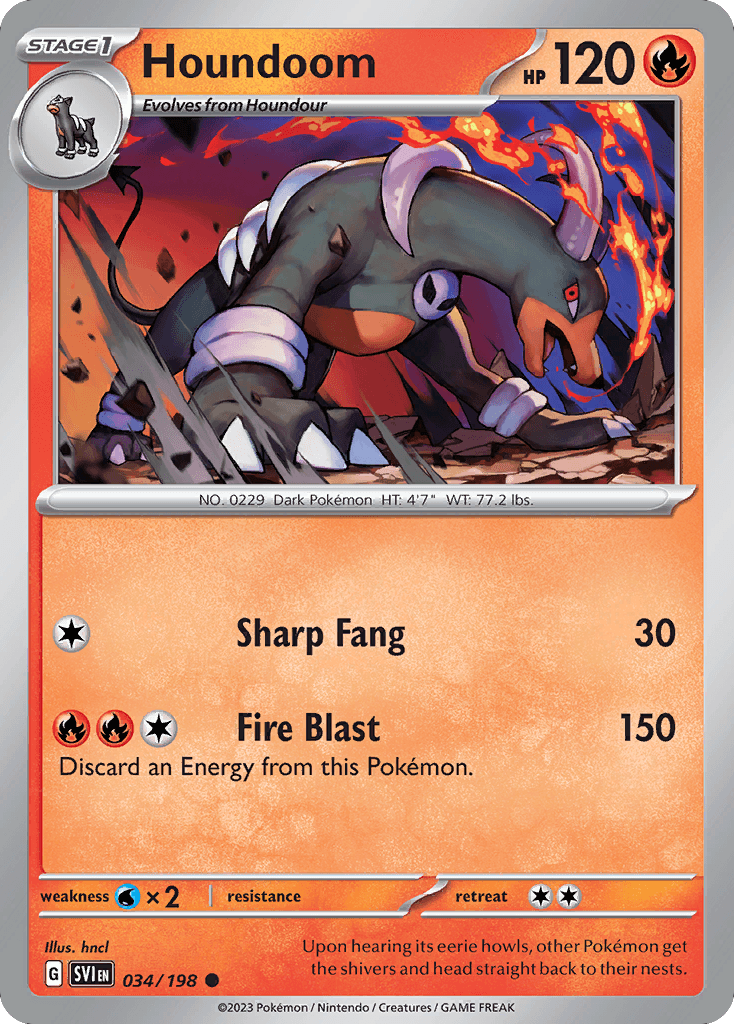 Houndoom Scarlet & Violet