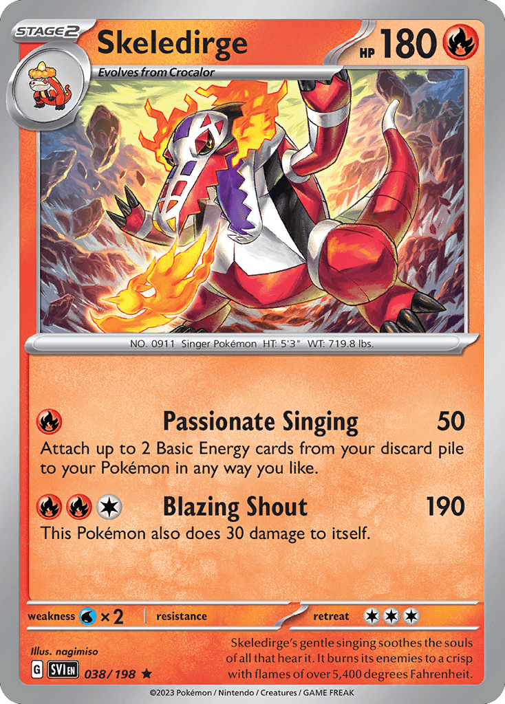 Skeledirge Scarlet & Violet