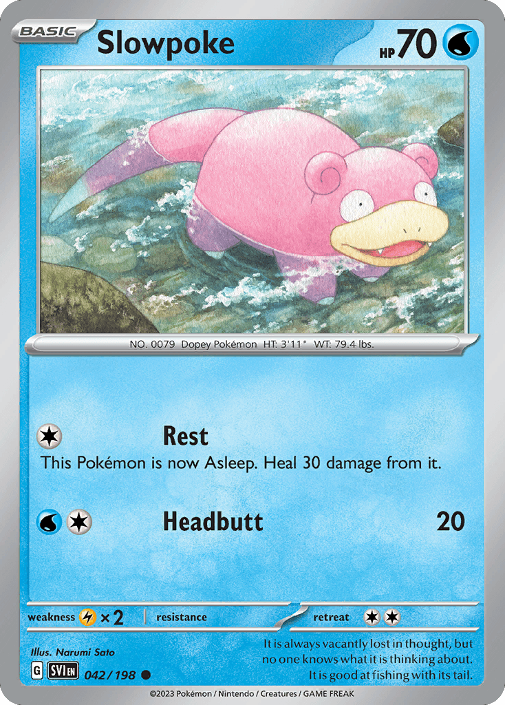 Slowpoke Scarlet & Violet