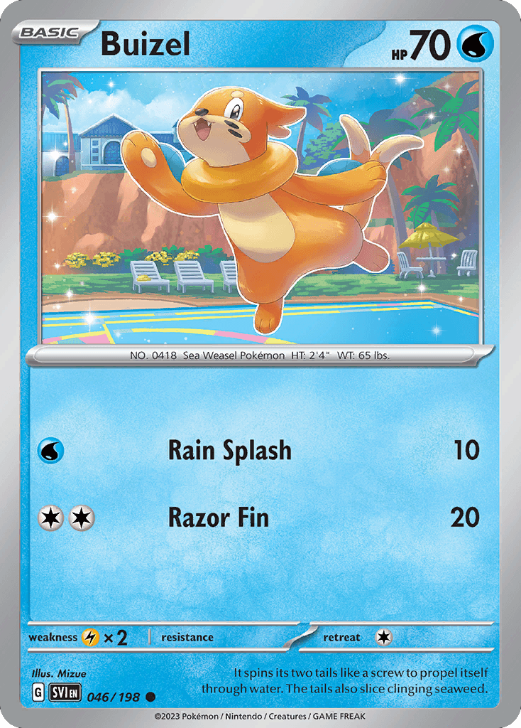 Buizel Scarlet & Violet