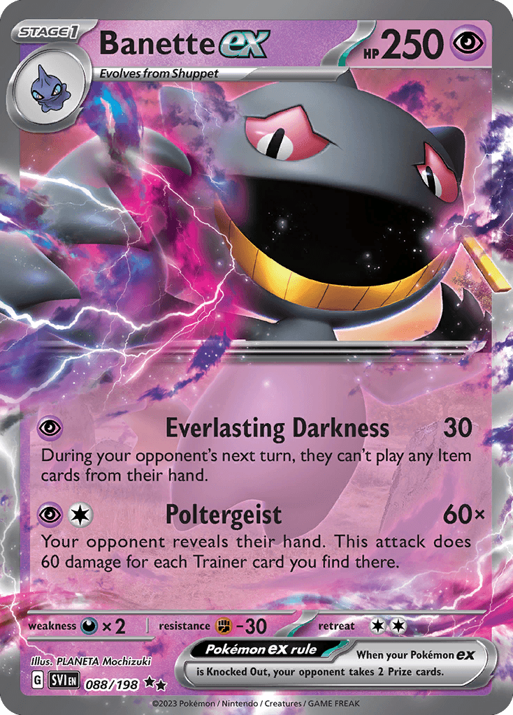 Banette ex Scarlet & Violet