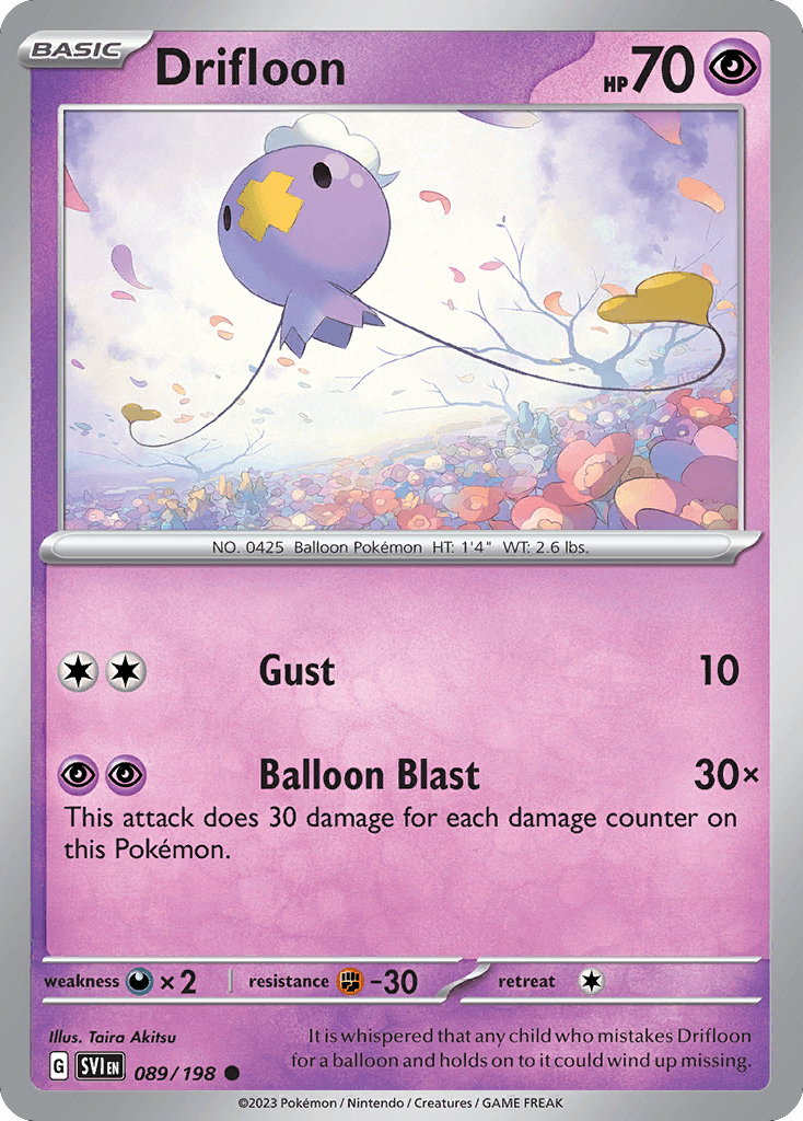Drifloon Scarlet & Violet
