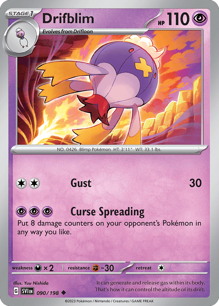 Drifblim Scarlet & Violet