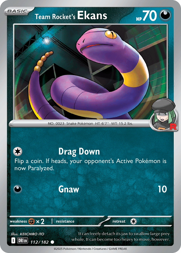 Team Rocket's Ekans Destined Rivals