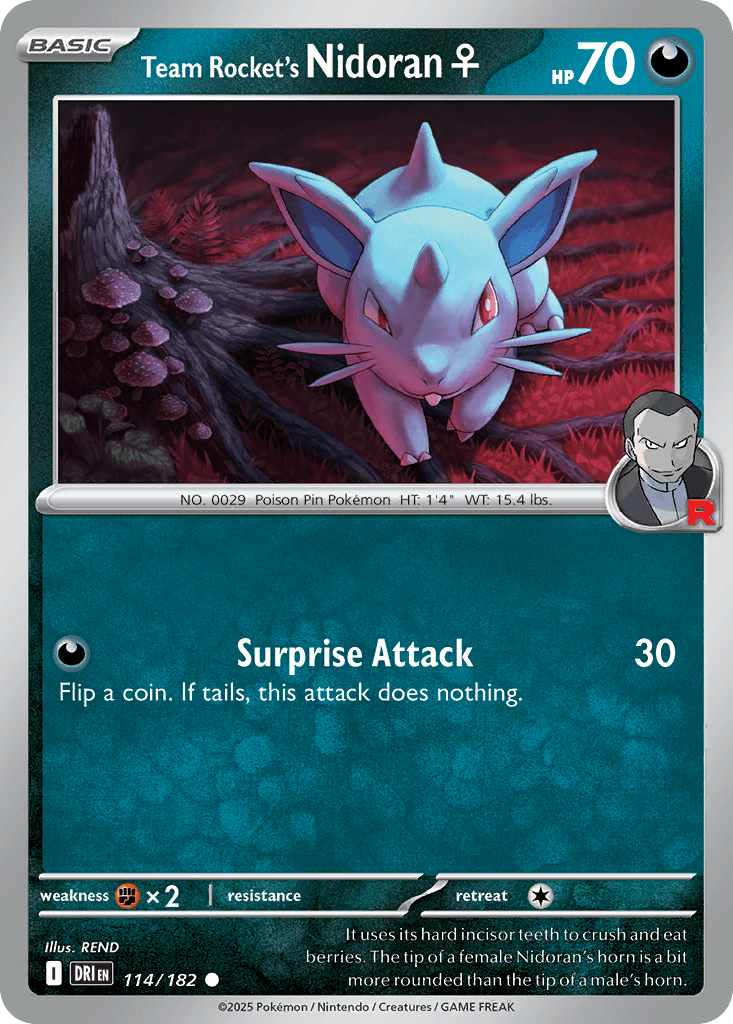 Team Rocket's Nidoran♀ Destined Rivals
