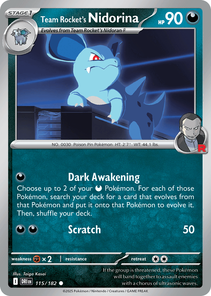 Team Rocket's Nidorina Destined Rivals
