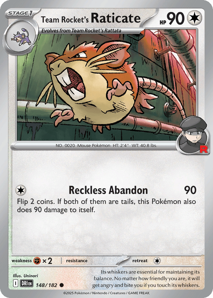 Team Rocket's Raticate Destined Rivals