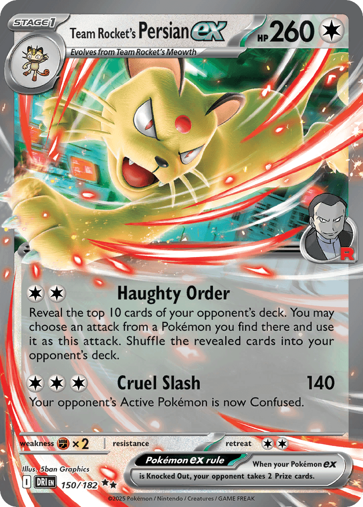 Team Rocket's Persian ex Destined Rivals