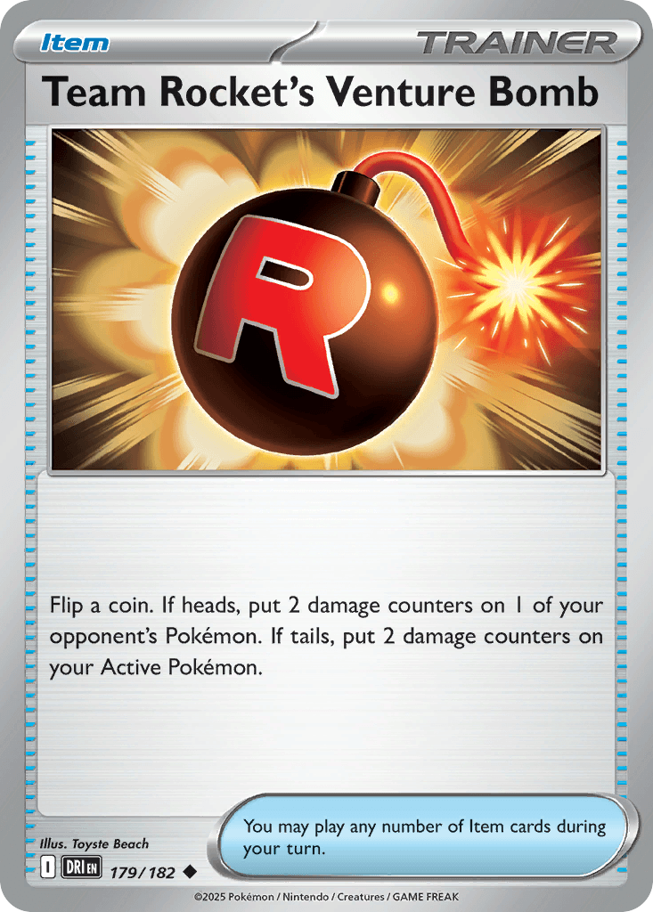 Team Rocket's Venture Bomb Destined Rivals