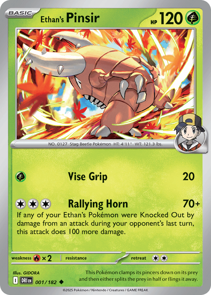 Ethan's Pinsir Destined Rivals