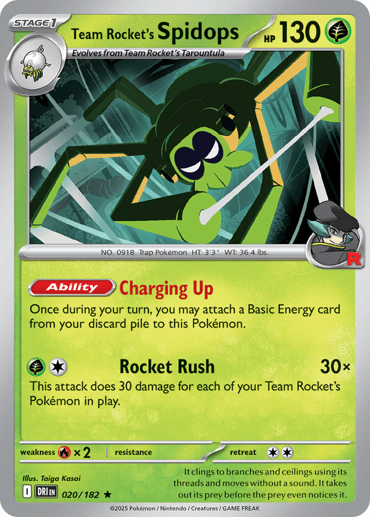 Team Rocket's Spidops Destined Rivals