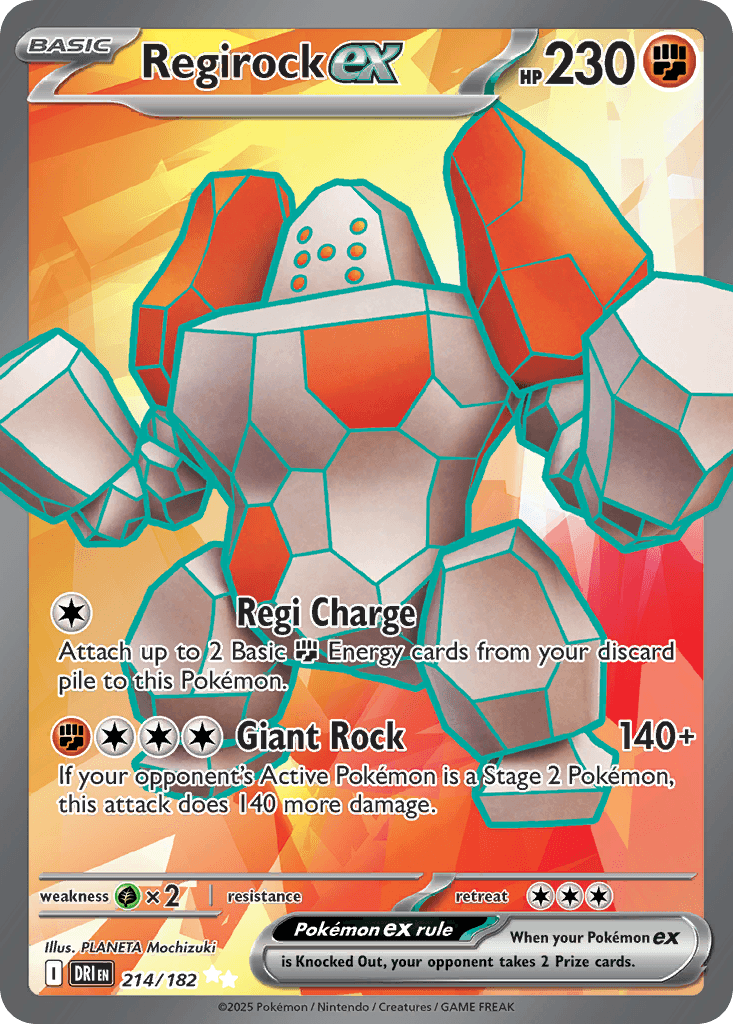Regirock ex Destined Rivals