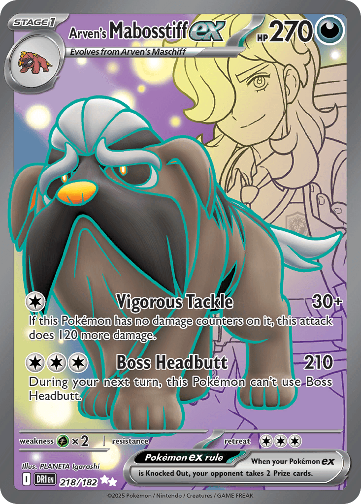 Arven's Mabosstiff ex Destined Rivals