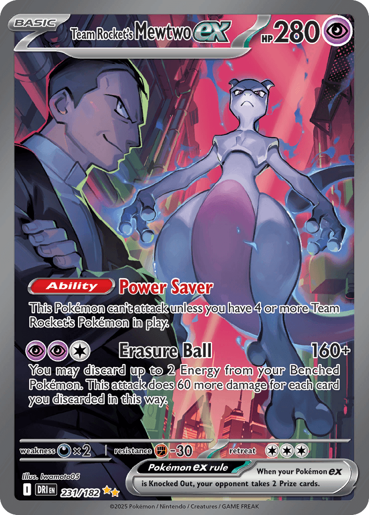 Team Rocket's Mewtwo ex Destined Rivals