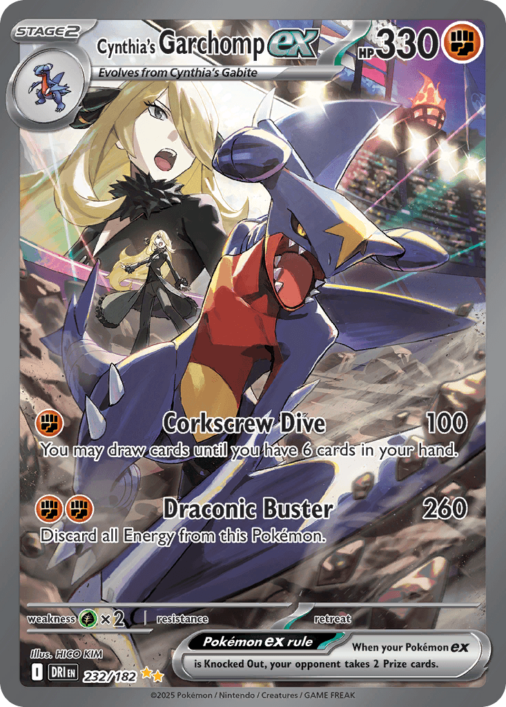 Cynthia's Garchomp ex Destined Rivals
