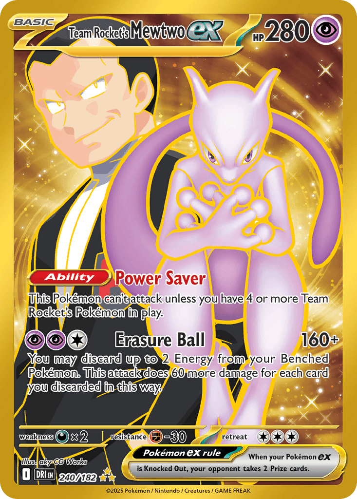 Team Rocket's Mewtwo ex Destined Rivals