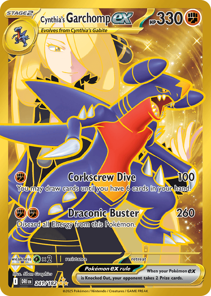 Cynthia's Garchomp ex Destined Rivals
