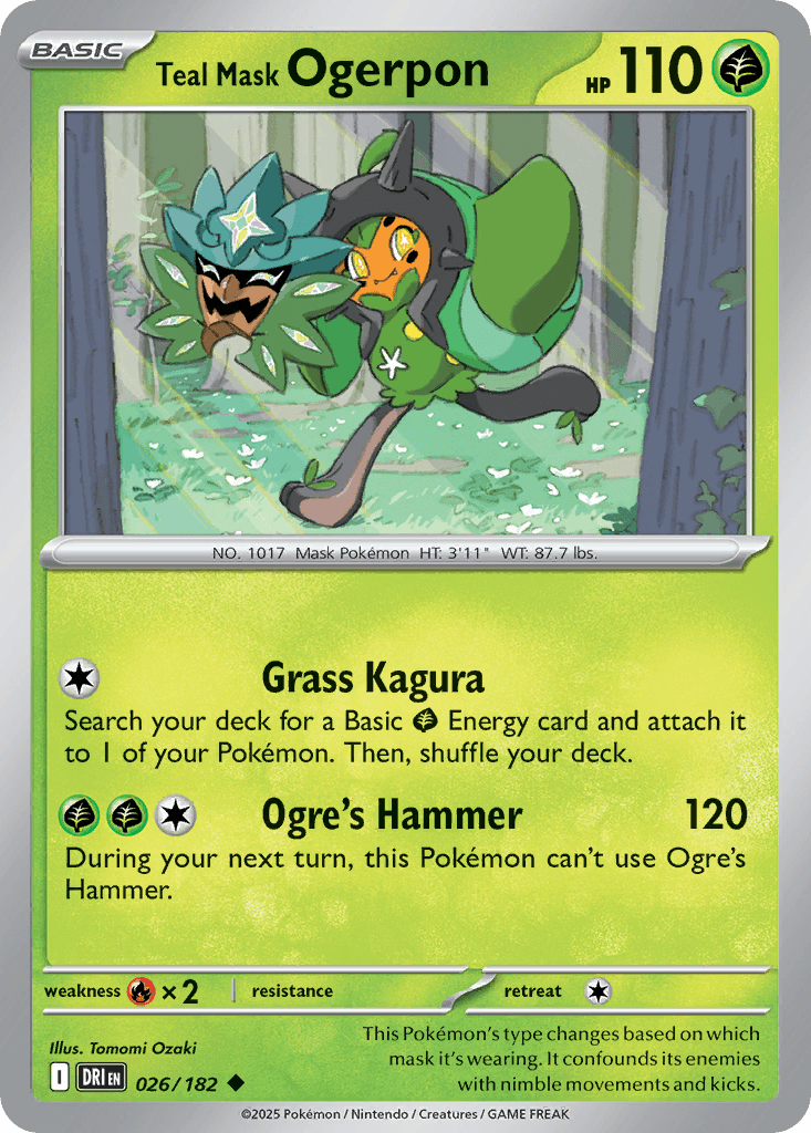 Teal Mask Ogerpon Destined Rivals