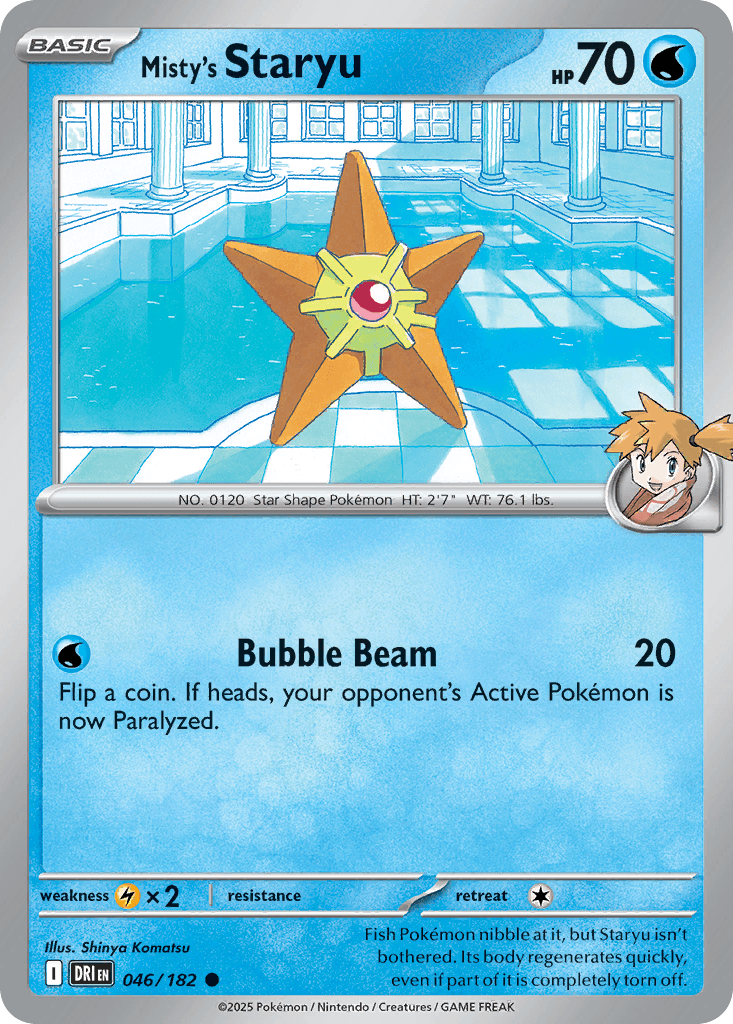 Misty's Staryu Destined Rivals