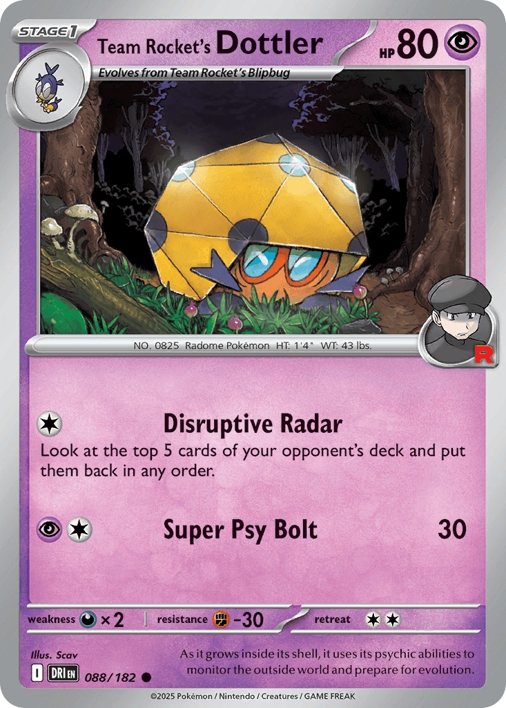 Team Rocket's Dottler Destined Rivals