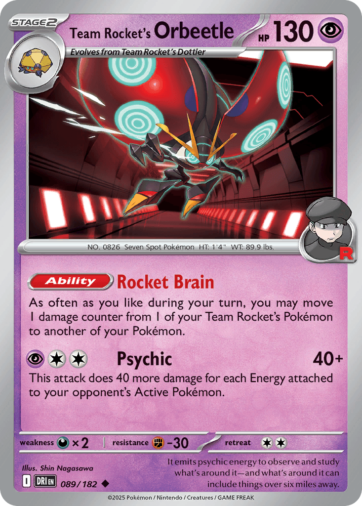 Team Rocket's Orbeetle Destined Rivals