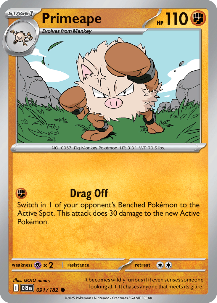 Primeape Destined Rivals
