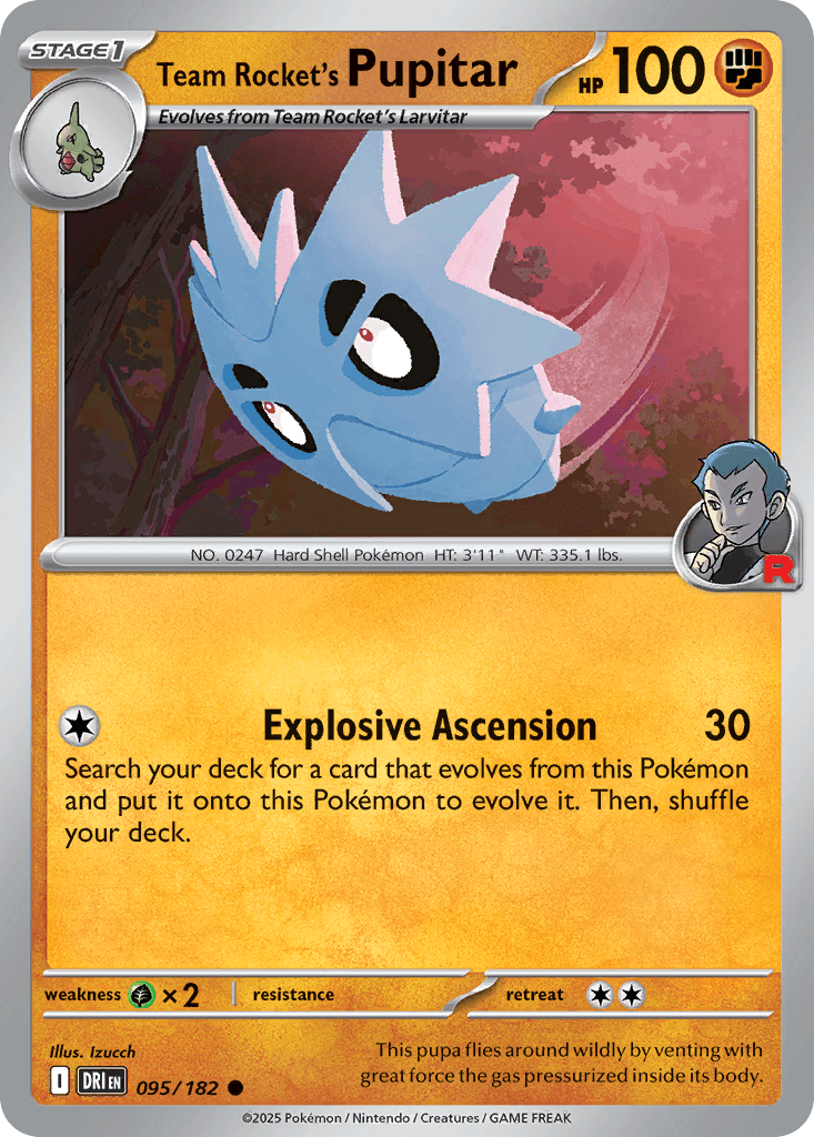 Team Rocket's Pupitar Destined Rivals