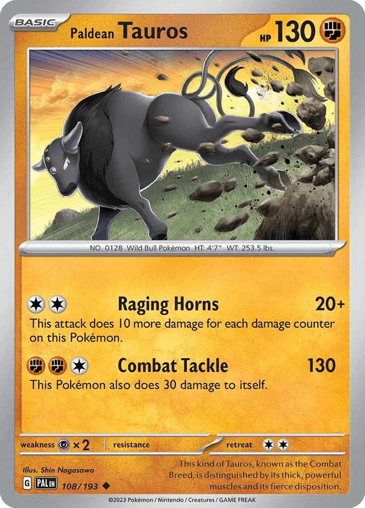 Paldean Tauros Paldea Evolved