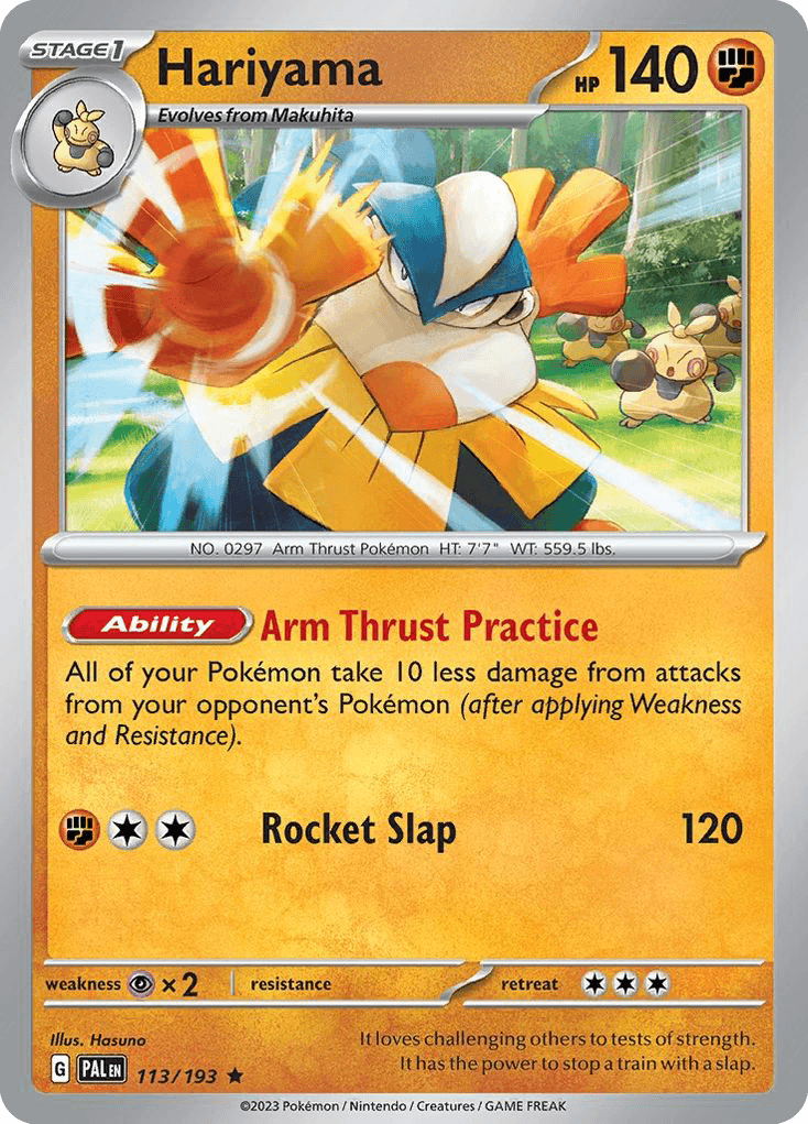 Hariyama Paldea Evolved