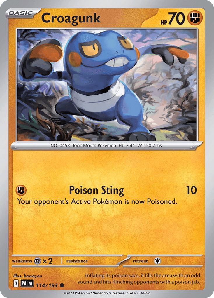 Croagunk Paldea Evolved