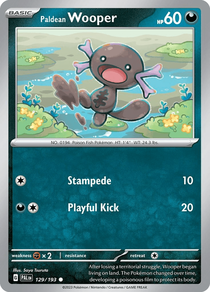 Paldean Wooper Paldea Evolved