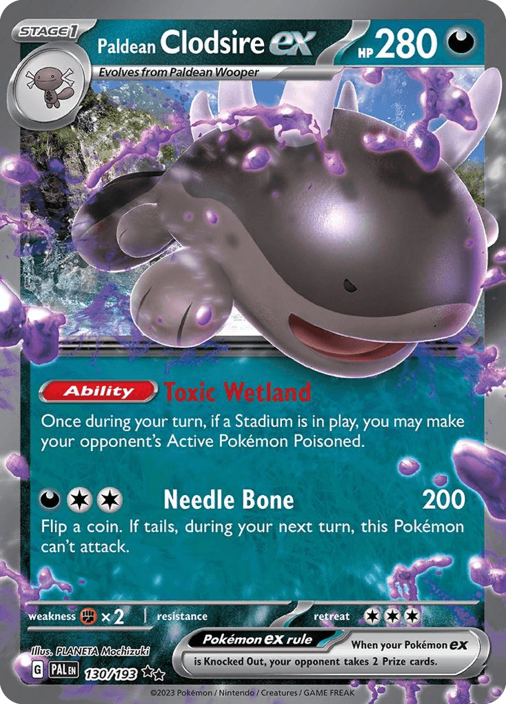 Paldean Clodsire ex Paldea Evolved