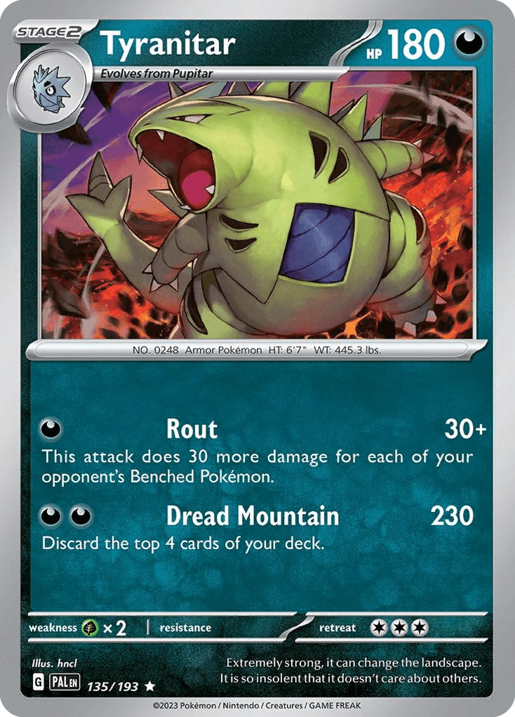 Tyranitar Paldea Evolved