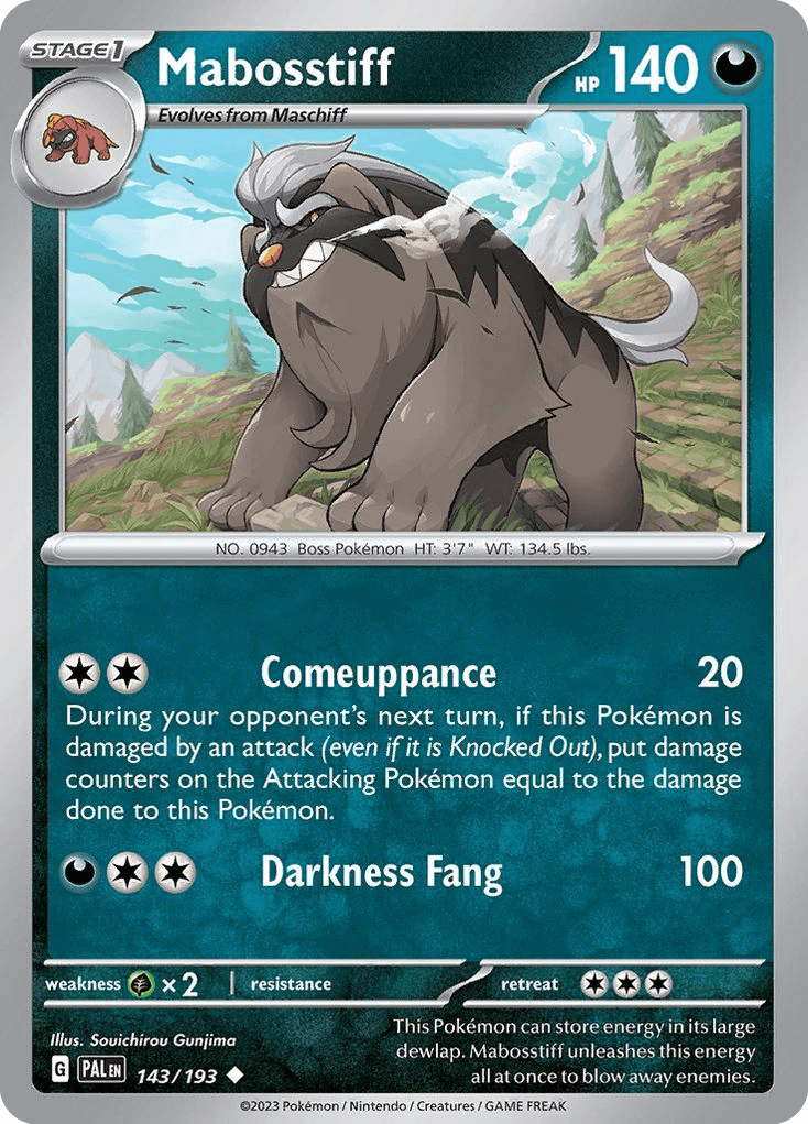 Mabosstiff Paldea Evolved