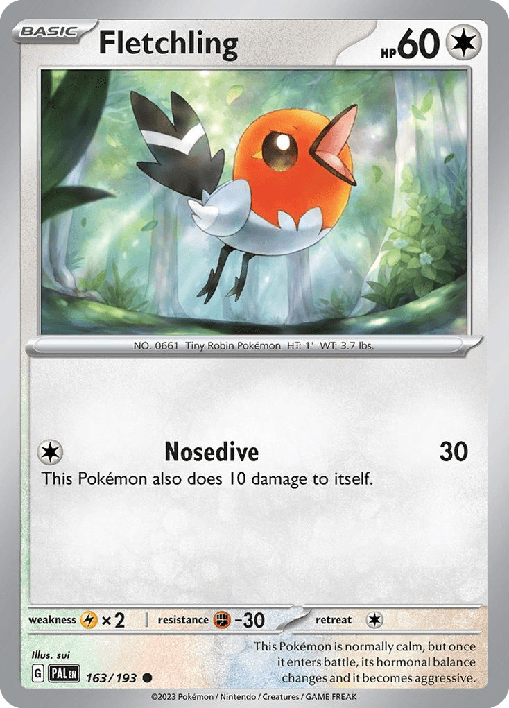 Fletchling Paldea Evolved