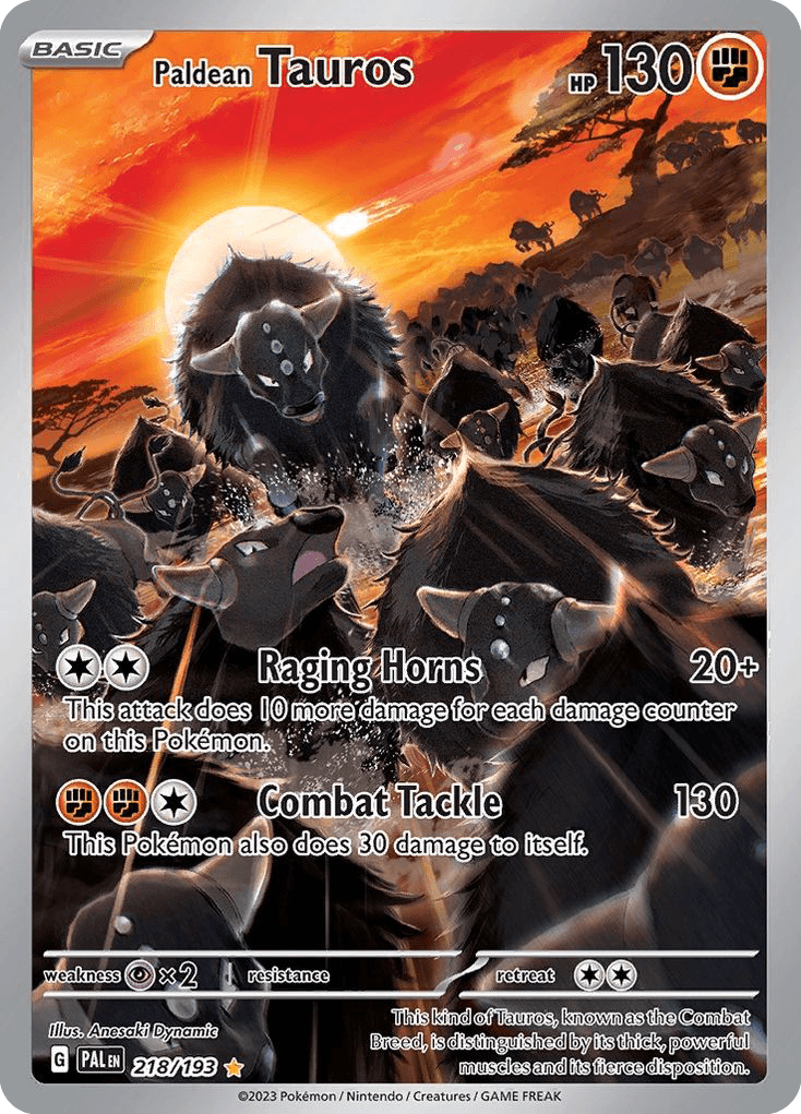 Paldean Tauros Paldea Evolved
